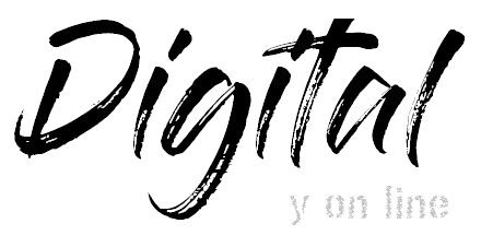Logo Digital y On line PNG